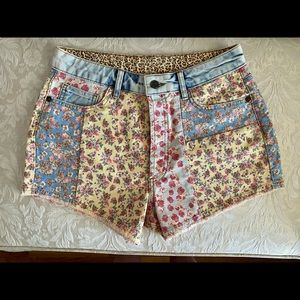 NWT Farm Rio Patchwork Shorts